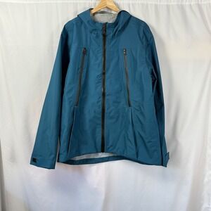 Outerknown Offshore Rain Jacket Water Repellent Wind Resistant Hooded Mens XL